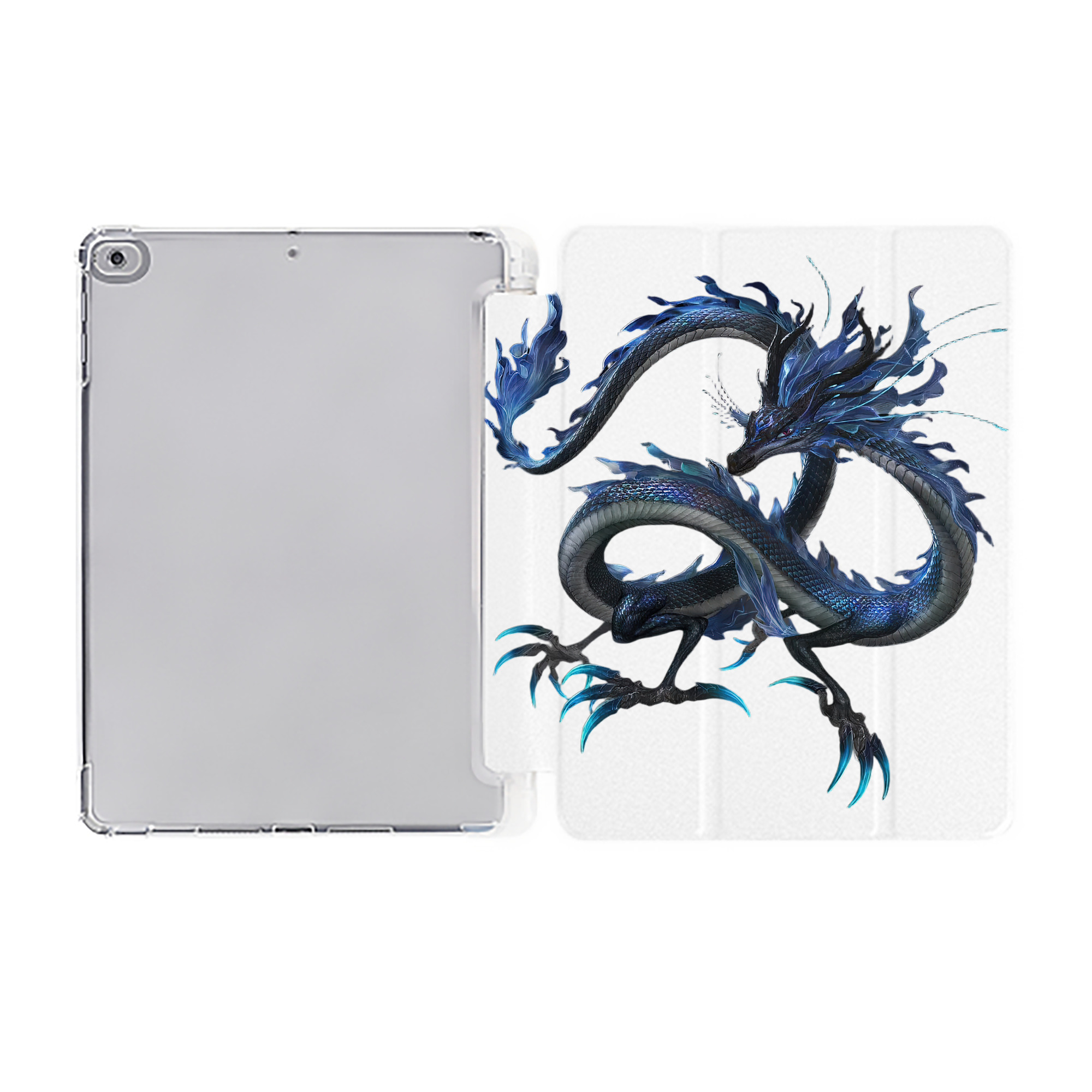 （画像用） Ne Zha 2 ナタ 魔童の大暴れ IPad ケース ペン収納付き 三つ折りスタンド PUレザー×シリコン 対応機種9.5/10.5/10.9インチ
